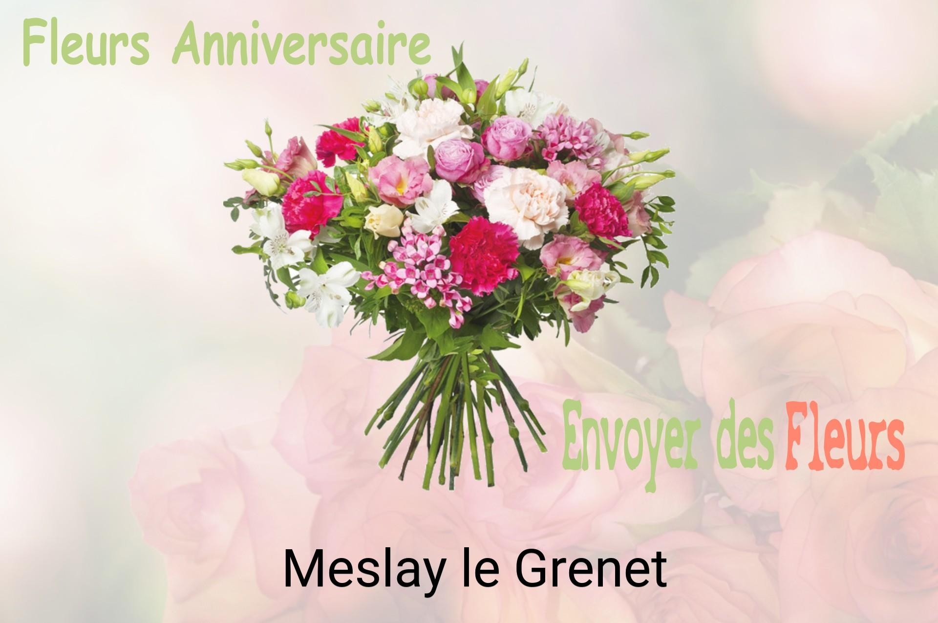 Bouquet de fleurs d’anniversaire livré à Meslay-le-Grenet
