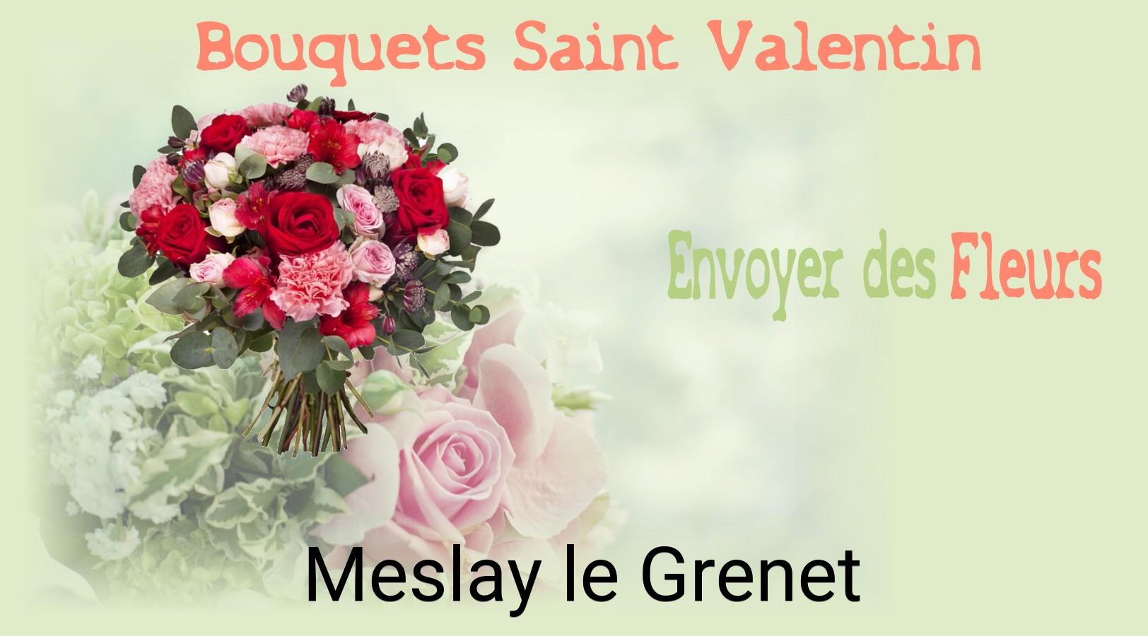 Roses de Saint-Valentin livrées à Meslay-le-Grenet